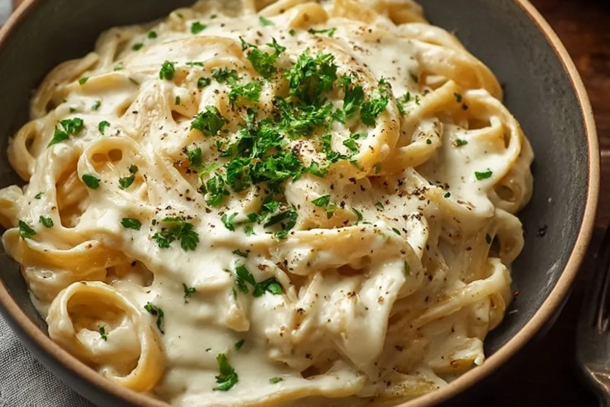 alfredo-sose-mit-frischkase-nudeln