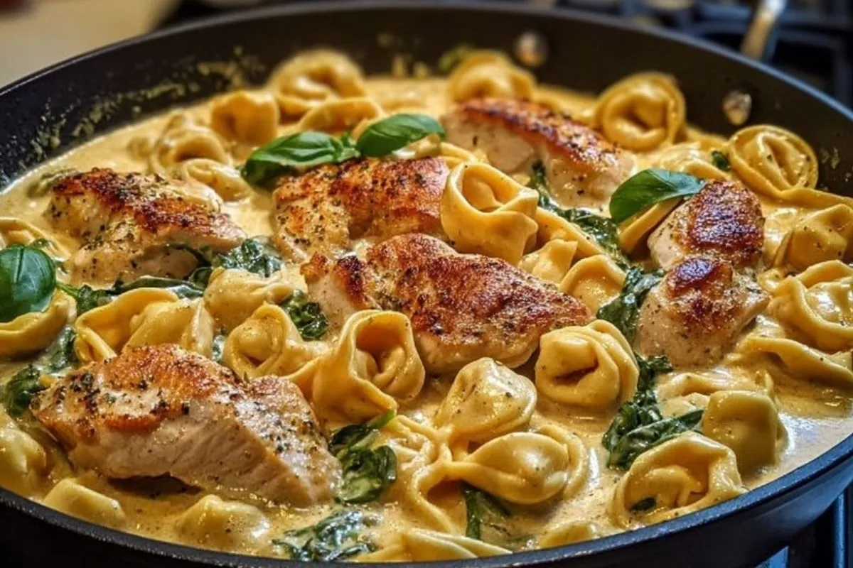 eintopf-mit-wurzigem-knoblauchbutter-huhnchen-und-tortellini