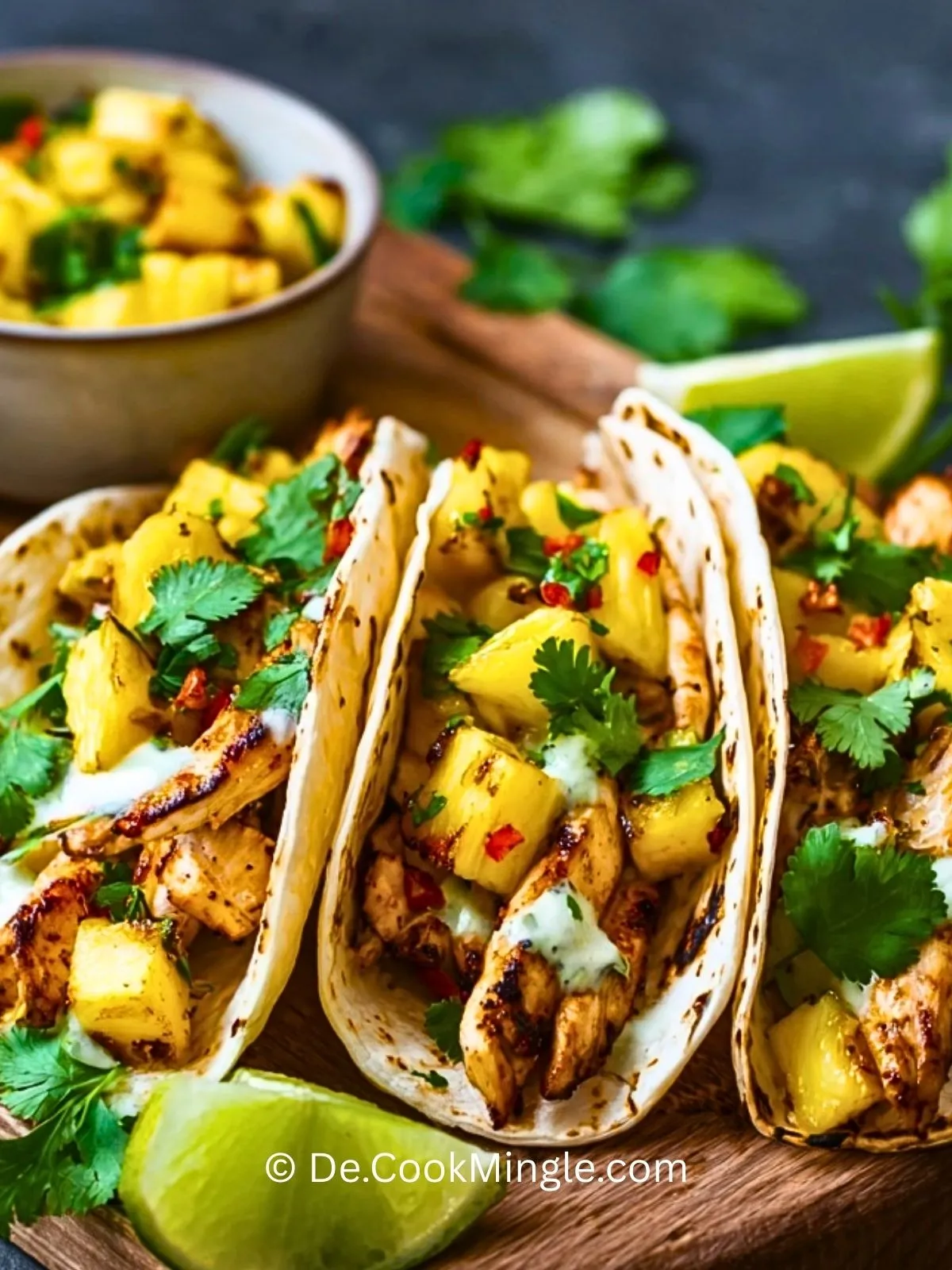 huhnchen-ananas-tacos-aus-einer-pfanne