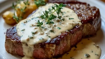 saftiges-steak-mit-cremiger-knoblauchsose